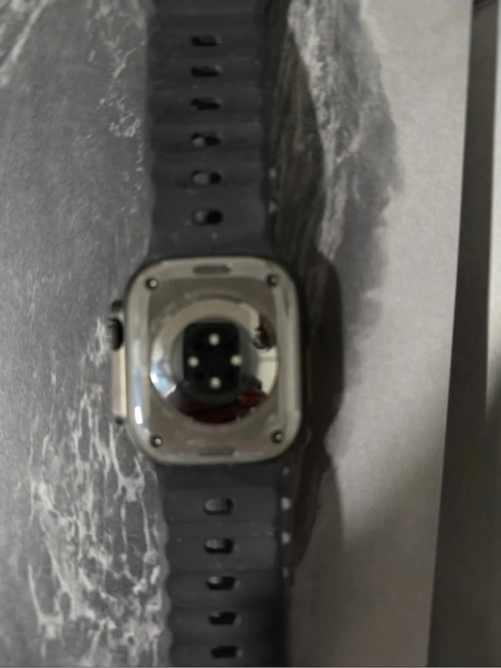 Apple ultra 2 Black Smartwatch with Black Silicone Band